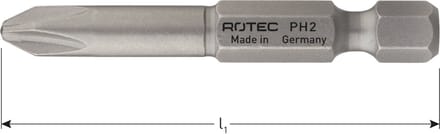 Rotec PRO Krachtbit PH 3, L=70, E6.3, BASIC (vpe 10)