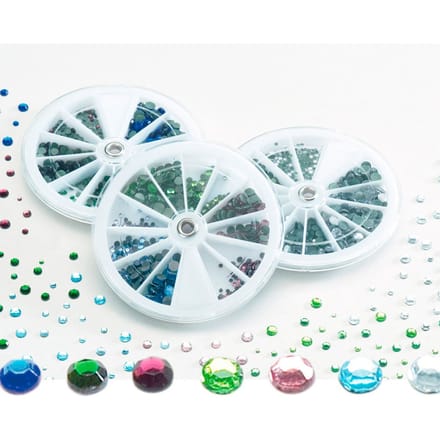 Pebaro strassstenen knutselset 2-5 mm 1440 stuks multicolor.