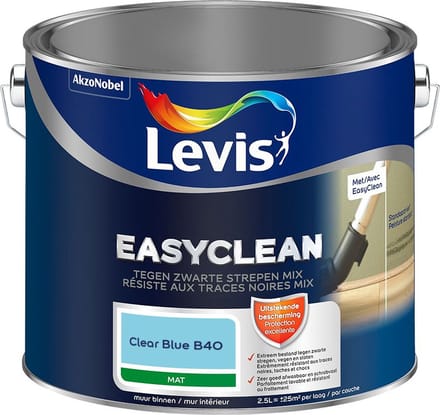 Levis - Easyclean Tegen Zwarte Strepen Mix - Clear Blue B40 - Mengverf - 2,5 L
