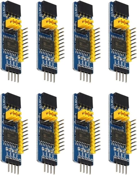 8-delige I/O Expander Module voor I2C Bus Evaluatie en Ontwikkeling, Geschikt voor Arduino en Raspberry Pi