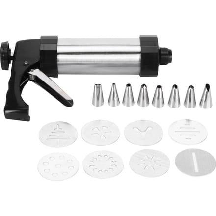 Koekjes Biscuit Maker Perskit Taart Gebak Spuitmond Taart Decoratie Gereedschap voor Keukengebruik gray