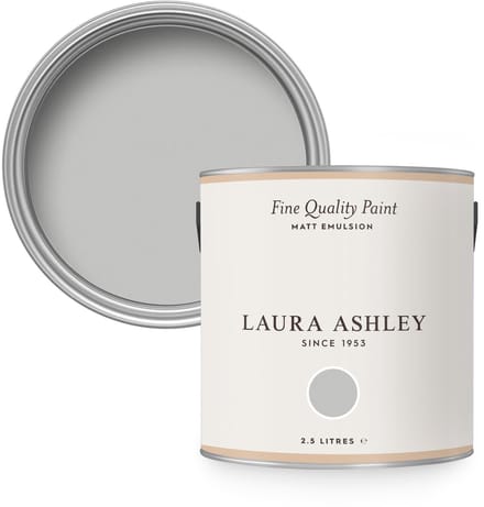 Laura Ashley Muurverf Mat 2.5L Zilver