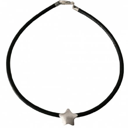 Enkelkoord Zwart Ster- 25 cm- Charme Bijoux