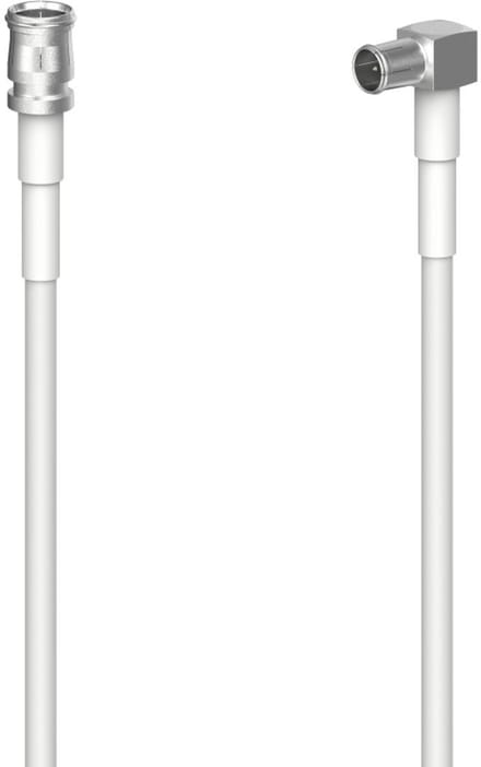 Hama 00205332 coax-kabel 5 m F Wit