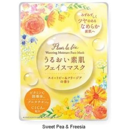 CHARLEY - Fleur La Fée Watering Moisture Face Mask Sweet Pea & Freesia - 1 pc