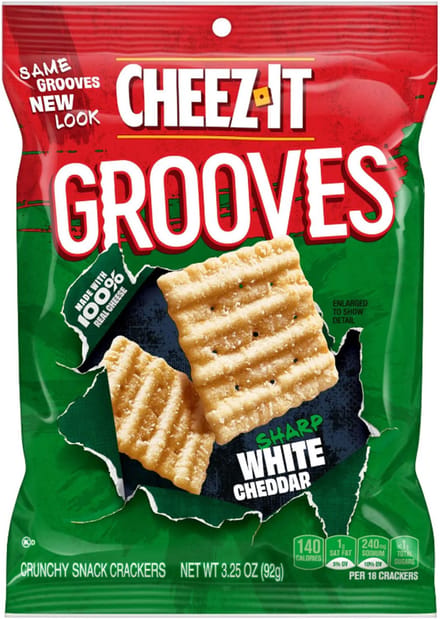Cheez-It Grooves White Cheddar (6 x 92g)