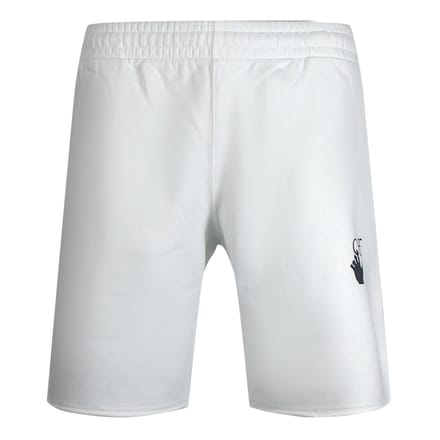 Off-White Unisex Caravaggio Arrow Sweat Shorts voor volwassenen (Wit)