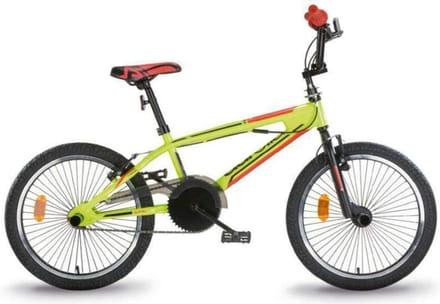 BMX Fiets - Freestyle Fiets - Buiten Spelen - Lichtgewicht Frame - 20 inch - Fluorescent