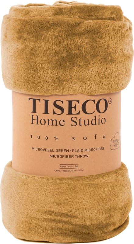 Tiseco Home Studio - Plaid COSY - microflannel - 220 g/m² - 240x220 cm - Indiantan