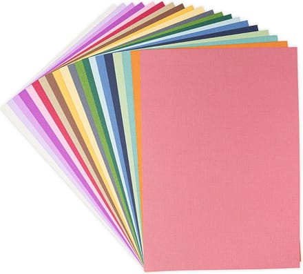 80 sheets muted color cardstock - Sizzix