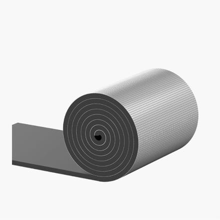 Isolatie folie - Warmte reflectie - Energie besparen - Zelfklevend ontwerp - 1x2 meter - Grijs