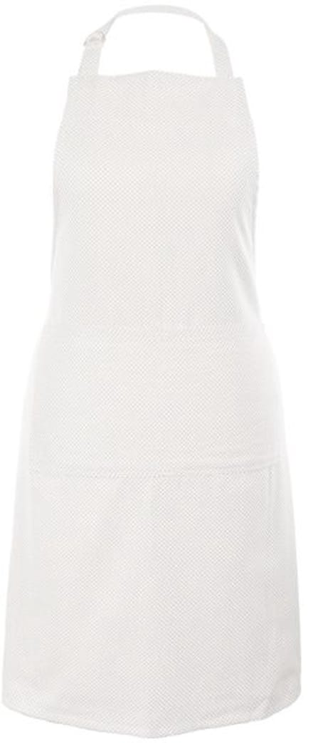 Tiseco - Schort DOBBY - geruit - 74x85 cm, beige