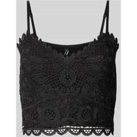slim fit top met bandjes van viscosemix model 'HONEY'