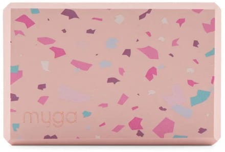 Yogablok foam Terrazzo - Myga - roze