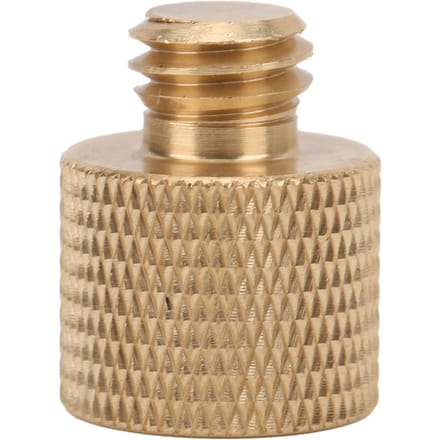 Messing Schroefadapter 3/8 Inch Buitendraad naar 1/4 Inch Buitendraad Reducer Schroefadapter voor Camera Statieven brown