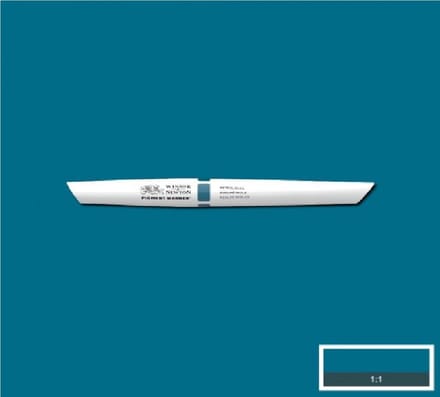 Winsor & Newton Pigment Marker Petrol Blue 0202/064