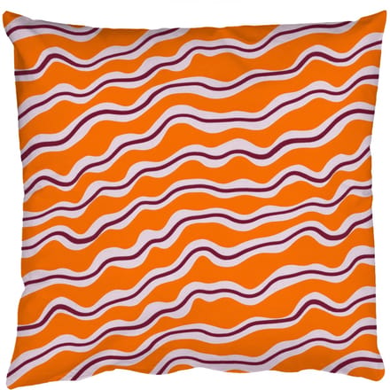 Sierkussens - Kussentjes Woonkamer - 45x45 cm - Retro - Golvend - Oranje