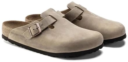 Birkenstock Boston Oiled Leather Tabacco Narrow Soft Bed Maat 36