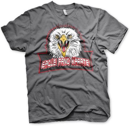 Cobra Kai Eagle Fang Karate T-shirt donkergrijs