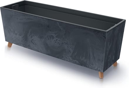 Prosperplast - Bloempot - - Urbi Case Beton Effect - Antraciet - 770x235x300mm
