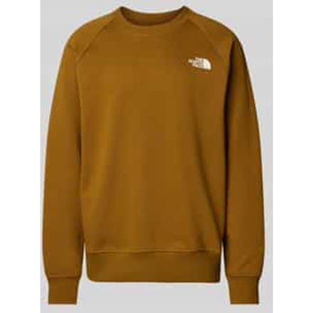 Sweatshirt met labelstitching, model 'RAGLAN REDBOX CREW'