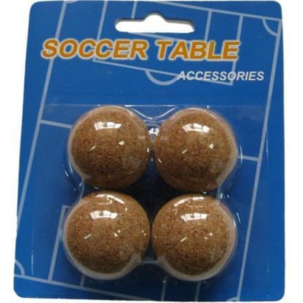 Set van 3 houten ballen voor tafelvoetbal, 31mm