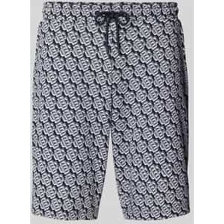 Sweatshorts met labeldetails