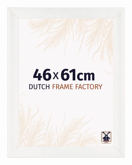 Fotolijst 46x61 cm - MDF - Wit Geveegd - Praag