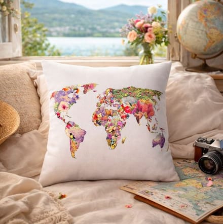 Wanderlust Collection Kussenhoes - 45x45 cm