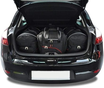 RENAULT MEGANE HATCHBACK 2008-2015 4-delig Reistassen Auto Interieur Kofferbak Organizer Accessoires
