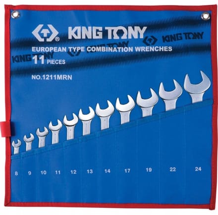 King Tony Ringsleutelset 11-delig 8-24mm met koffer