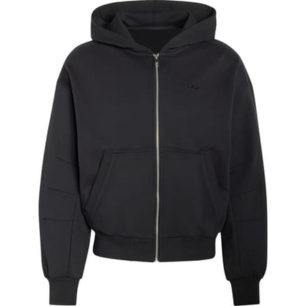 Adidas Originals Premium Essentials Cropped Jas Met Capuchon Zwart