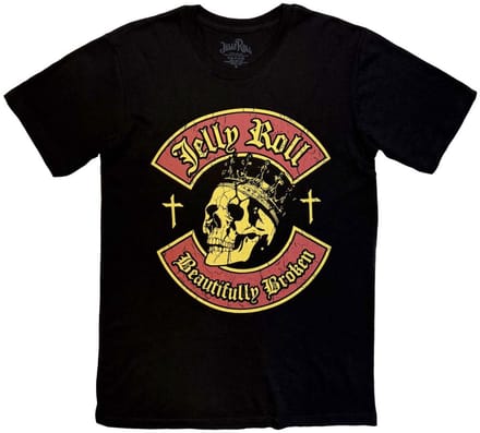Jelly Roll - Beautifully Broken Heren Tshirt - XL - Zwart