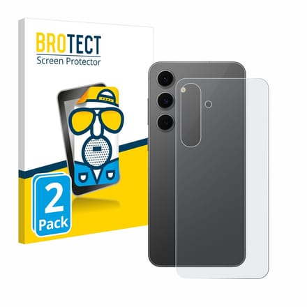 BROTECT - Screenprotector voor Samsung Galaxy S24 FE (Achterkant) - Folie Beschermfolie matte 2 Stuks