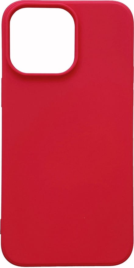 Casemania Hoesje Geschikt voor Apple iPhone 15 Plus - Rood - Liquid Siliconen Back Cover