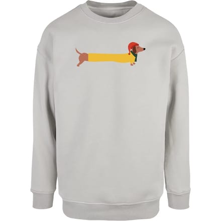Merchcode Kerst-hond-trui met ronde hals MP0009154