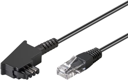 Goobay TAE-F Cable for DSL/VDSL 0.5 m
