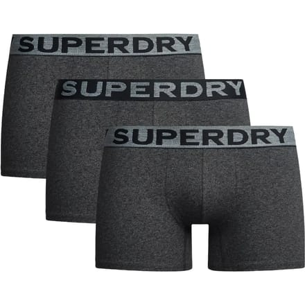 Boxershorts van biologisch katoen Superdry (x3)
