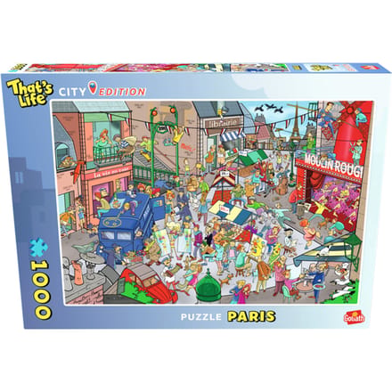 Goliath That's Life City Edition Parijs - 1000 Puzzelstukjes - Legpuzzel (68x48cm)