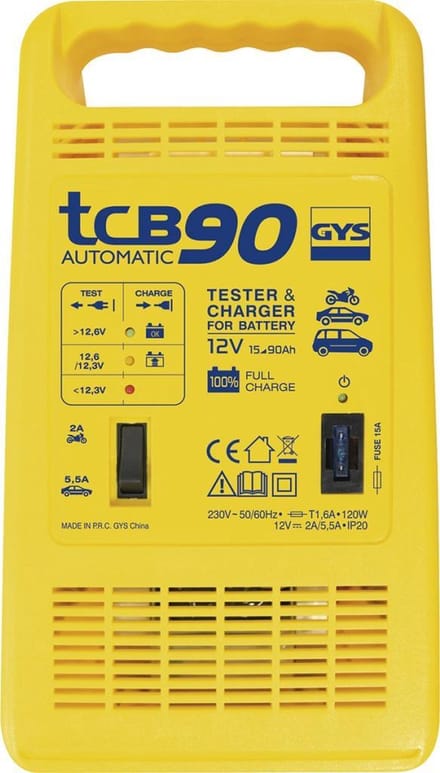 GYS TCB 90 023260 Oplader 12 V 8 A