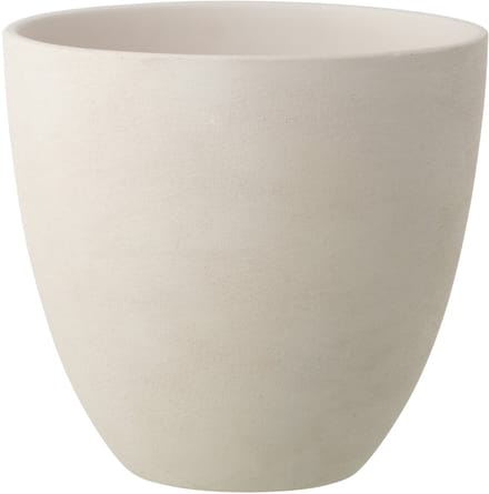 J-Line bloempot Rond - keramiek - wit - large