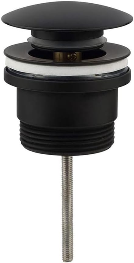 Aftapplug 1¼ inch zwart