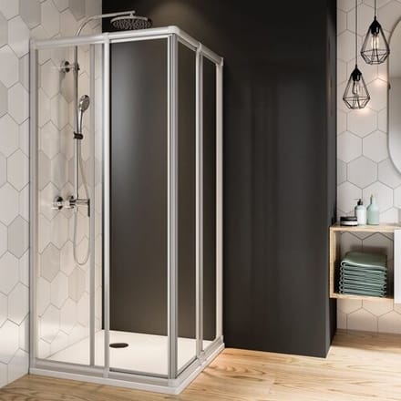 Breuer Fara 4 corner entry with sliding doors, 70-80 x 70-80 cm 1277.001.101.031