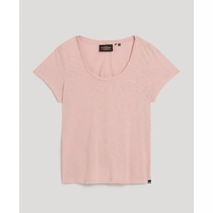 Superdry - Studios T-shirt met laag uitgesneden ronde hals - Dames - T-shirts