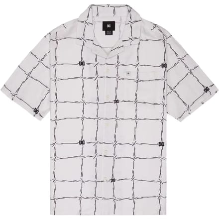 Dc Shoes Wired Resort Overhemd Met Korte Mouwen Wit L Man