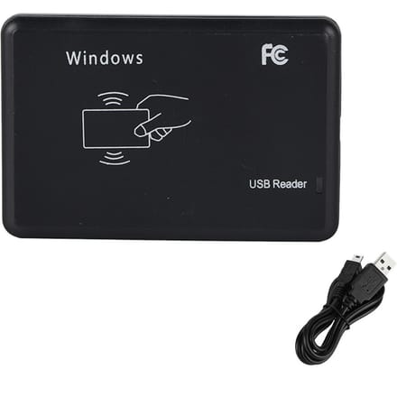 125Khz USB RFID Lezer Schrijver Contactloze Nabijheidssensor Smart ID Kaartlezer black