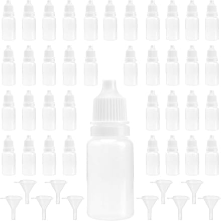 Allecto - 200 stuks 10 ml plastic druppelflesjes - knijpbare