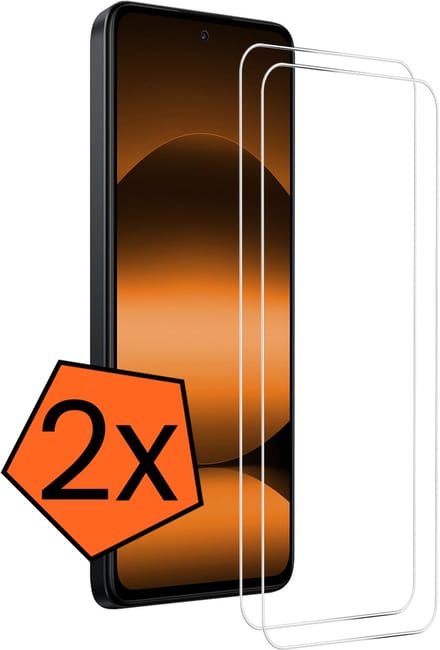Screenprotector - 2 Stuks - Geschikt voor Xiaomi Redmi Note 14 5G - Extra Sterk - Gehard Glas - Beschermglas - Tempered Glass - Screen Protector