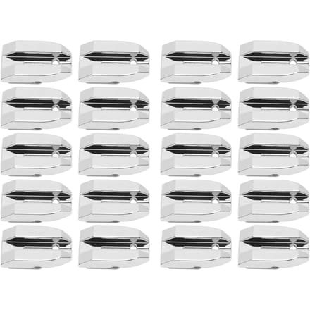 20 Stuks Onzichtbare Ritsvoet Roestvrij Staal Eenvoudige Huishoudelijke Naaimachine Persvoet white