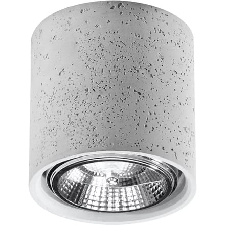 Betonnen plafondlamp Sollux Lighting Cullo